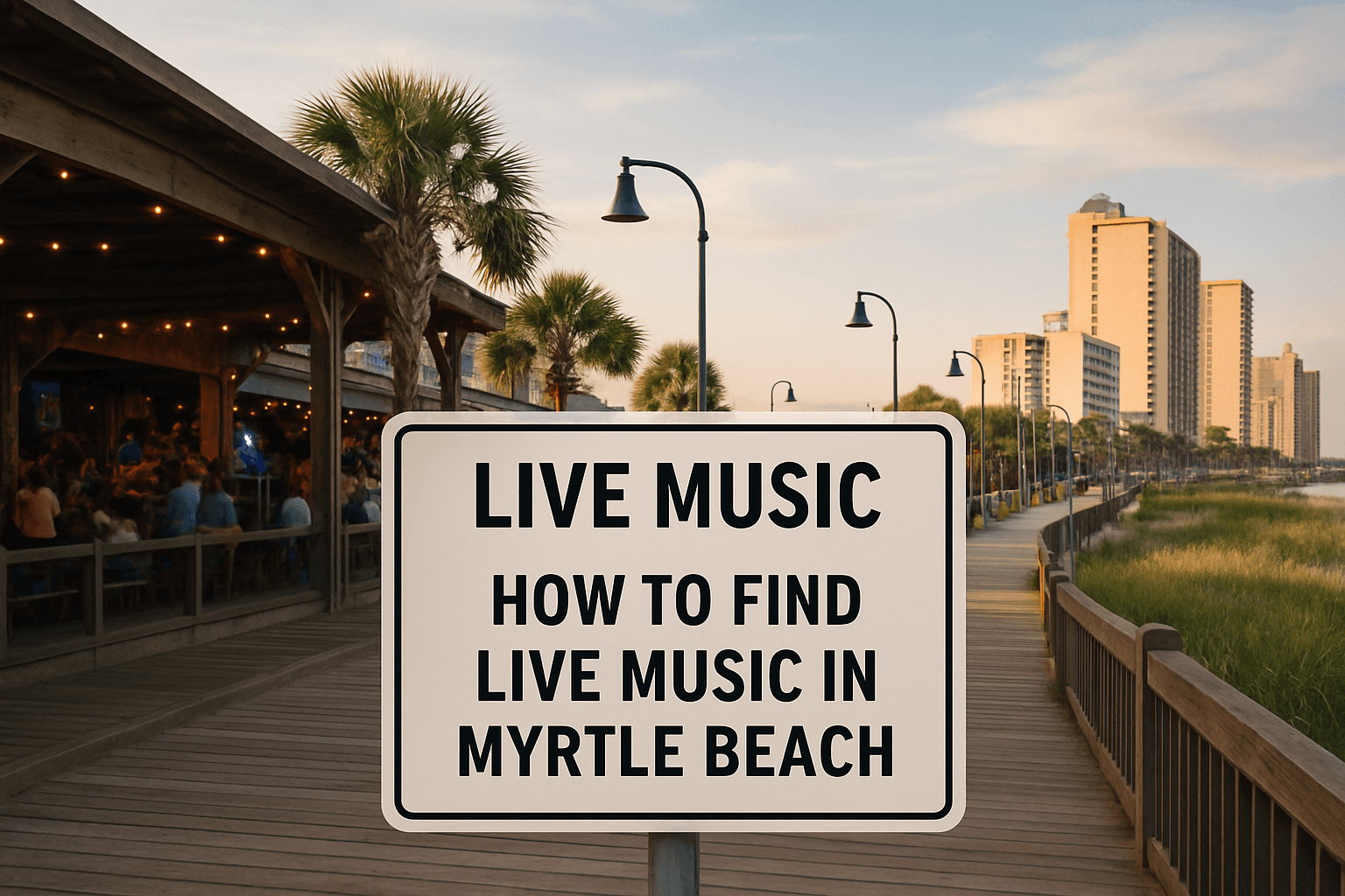 How to find live music in Myrtle Beach