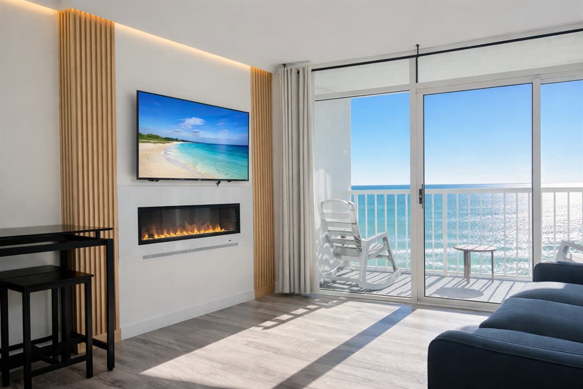 Ocean light pours in — step onto your private balcony and start the day slowly