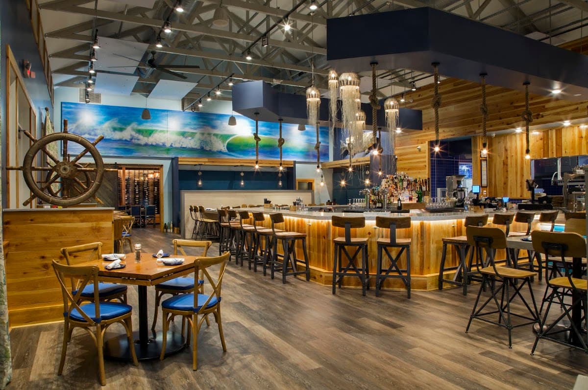 Hook and Barrel restaurant interior near SeaWatch Resort